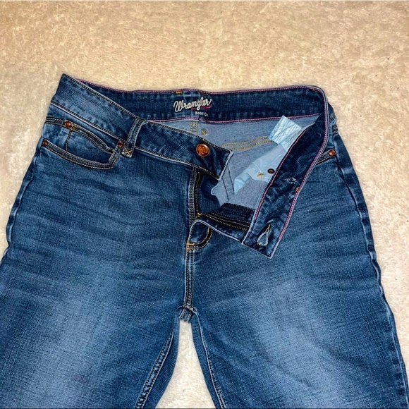 Wrangler Bootcut Flare Mid Rise Jeans - Size 11 - Picture 4 of 12